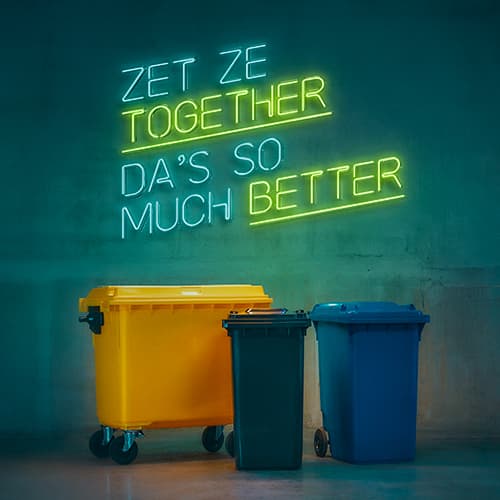 Sensibiliseer uw klanten om beter te sorteren op het werk met de toolkit van de OVAM