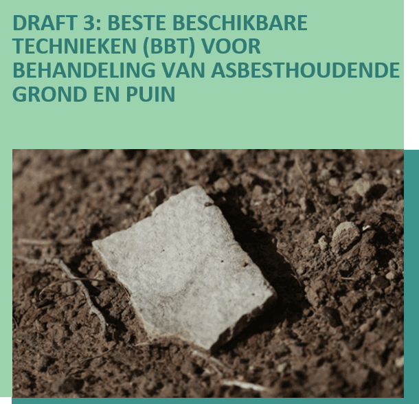 BBT-studie behandeling asbesthoudende grond en puin: eindrapport gepubliceerd