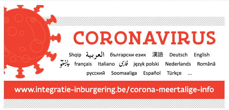 COVID-19: Meertalige preventie-info