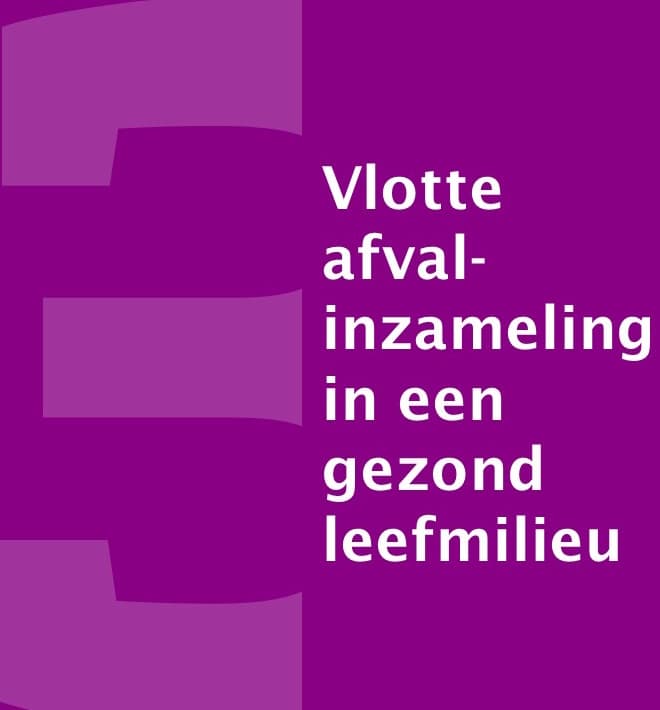 Vlotte afvalinzameling in een gezond leefmilieu